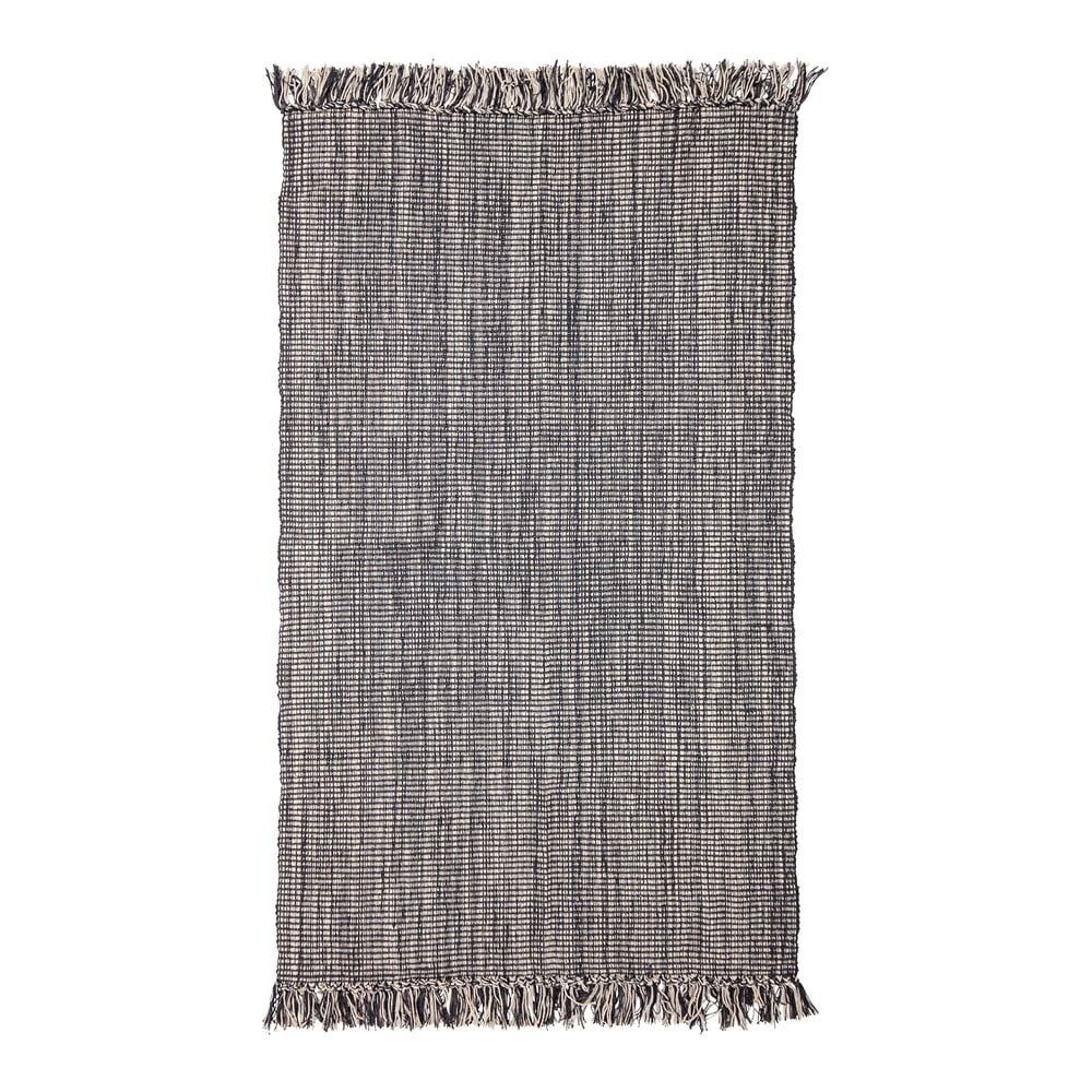 Sivá bavlnený koberec Bloomingville Multi, 90 x 150 cm - Bonami.sk