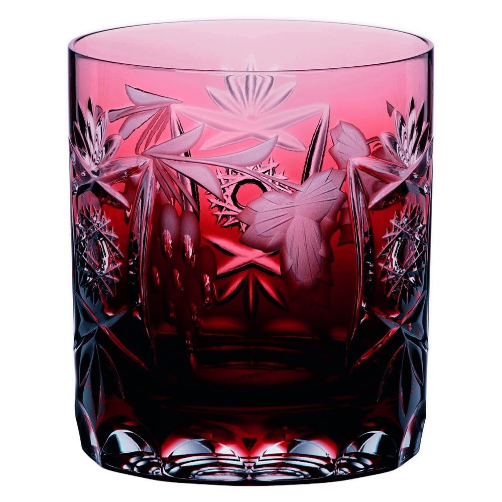 Červený pohár na whisky z krištáľového skla Nachtmann Traube Whisky Tumbler Copper Ruby, 250 ml - Bonami.sk