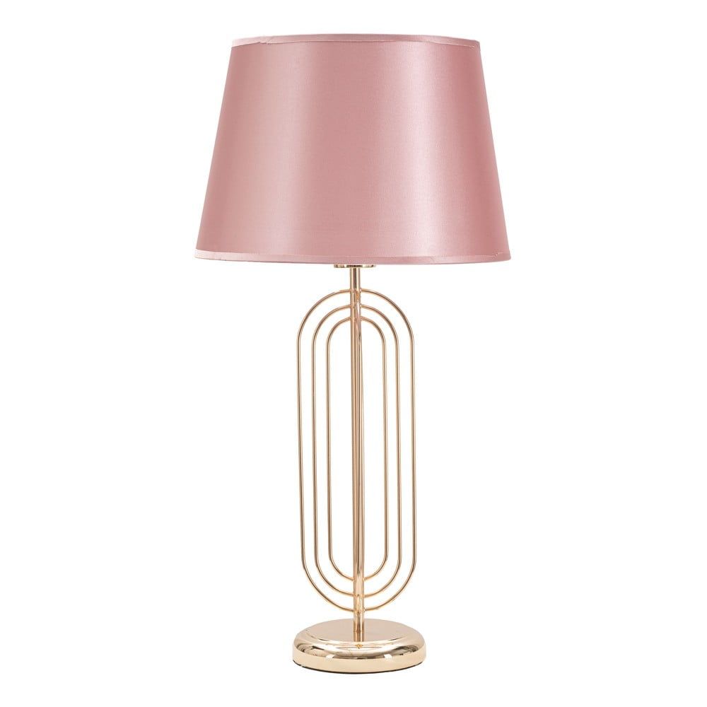 Ružová stolová lampa Mauro Ferretti Krista, výška 64 cm - Bonami.sk