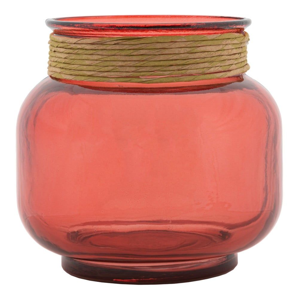 Ružová váza z recyklovaného skla Mauro Ferretti Rope Florero - Bonami.sk