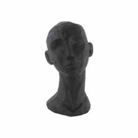 Čierna dekoratívna soška PT LIVING Face Art Laná, 28 cm