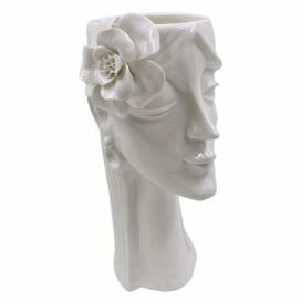 Biela porcelánová váza Mauro Ferretti Woman