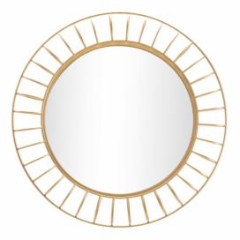 Nástenné zrkadlo v zlatej farbe Mauro Ferretti Glam Ring, ø 81 cm Bonami.sk