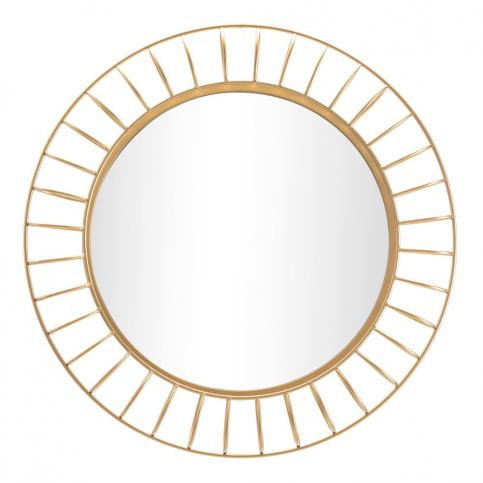 Nástenné zrkadlo v zlatej farbe Mauro Ferretti Glam Ring, ø 81 cm Bonami.sk