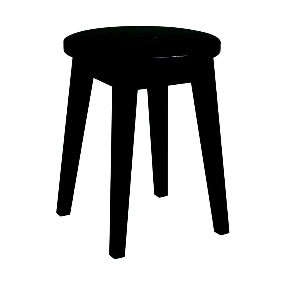 Čierna nízka dubová stolička Rowico Frigg - Bonami.sk