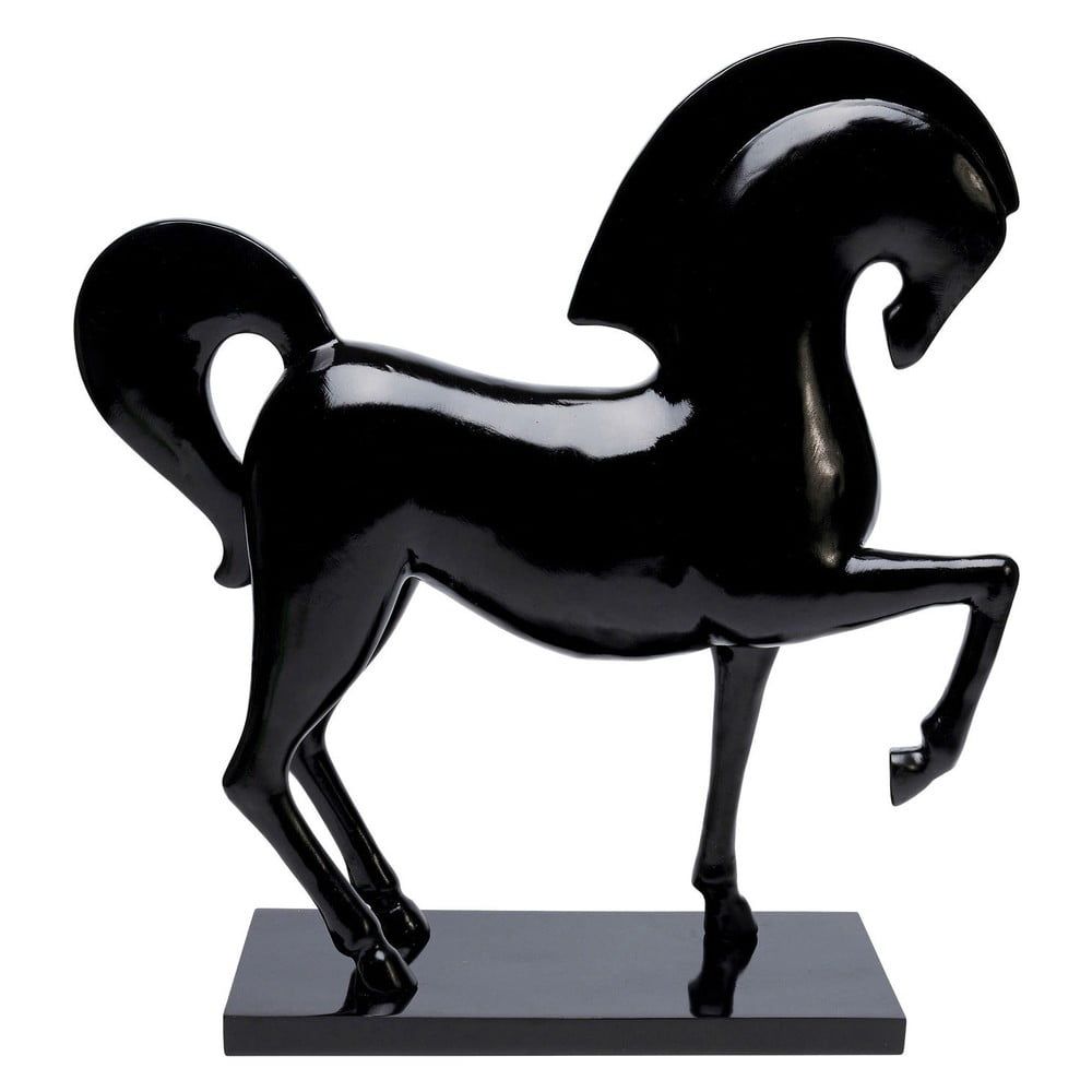 Čierna soška koňa Kare Design Proud Horse - Bonami.sk