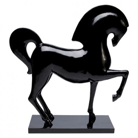 Čierna soška koňa Kare Design Proud Horse Bonami.sk