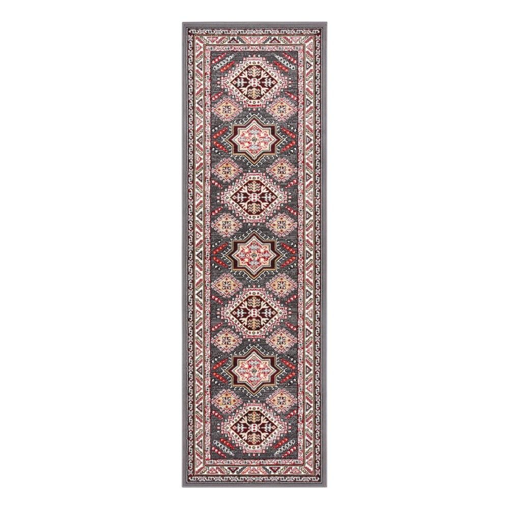 Sivý koberec Nouristan Saricha Belutsch, 80 x 250 cm - Bonami.sk