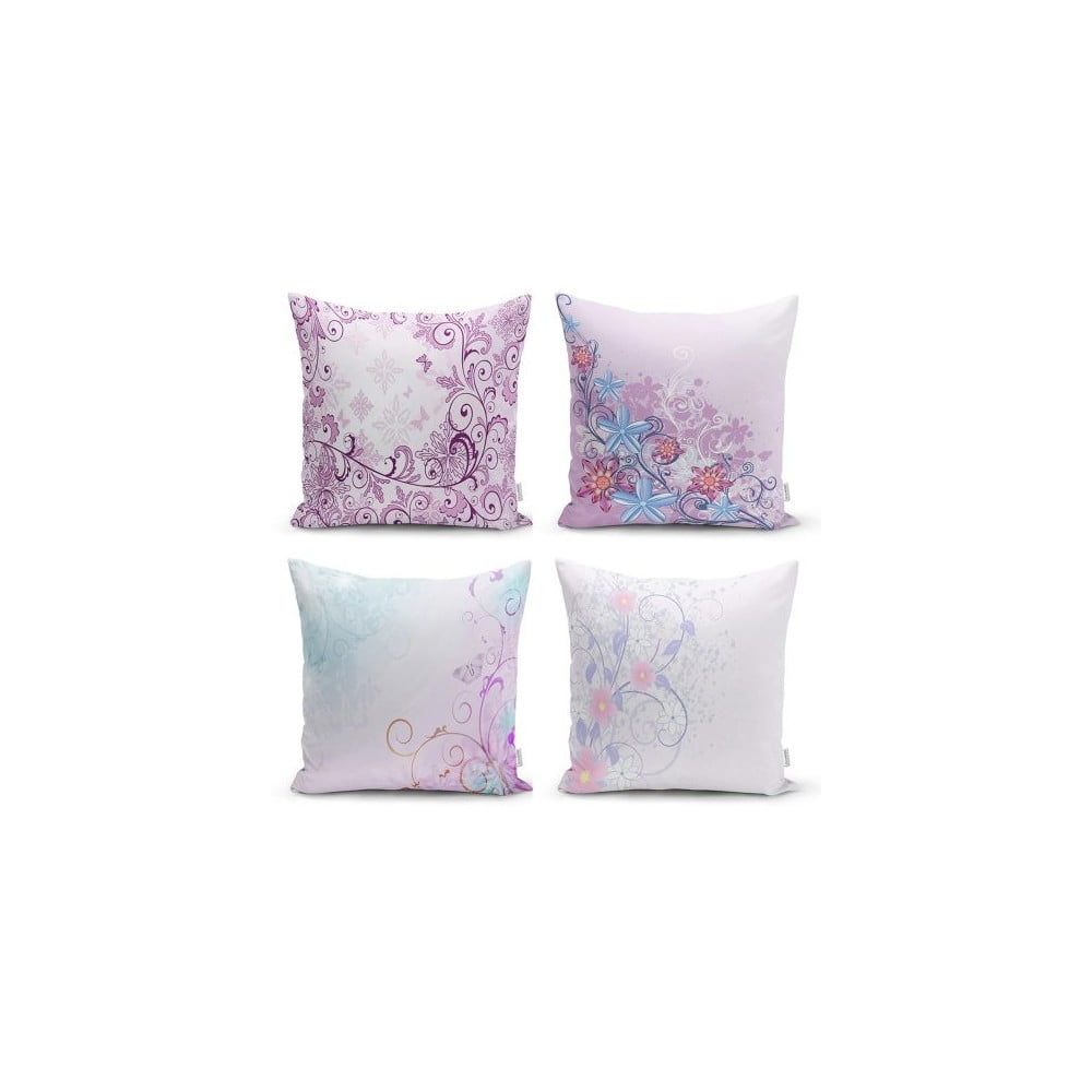 Súprava 4 dekoratívnych obliečok na vankúše Minimalist Cushion Covers Soft Pinky, 45 x 45 cm - Bonami.sk