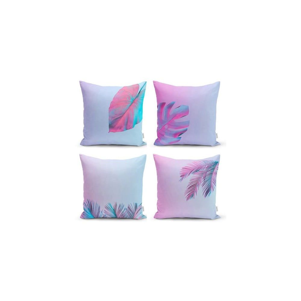 Súprava 4 dekoratívnych obliečok na vankúše Minimalist Cushion Covers Neon Lover, 45 x 45 cm - Bonami.sk