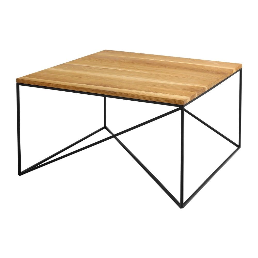 Konferenčný stolík v dekore dubového dreva Custom Form Memo, 80 x 80 cm - Bonami.sk