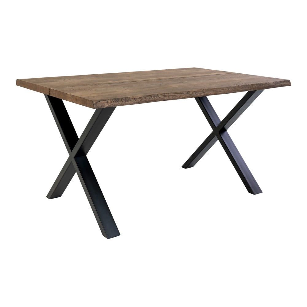Jedálenský stôl s doskou z masívneho duba House Nordic Toulon Smoked, 140 x 95 cm - Bonami.sk