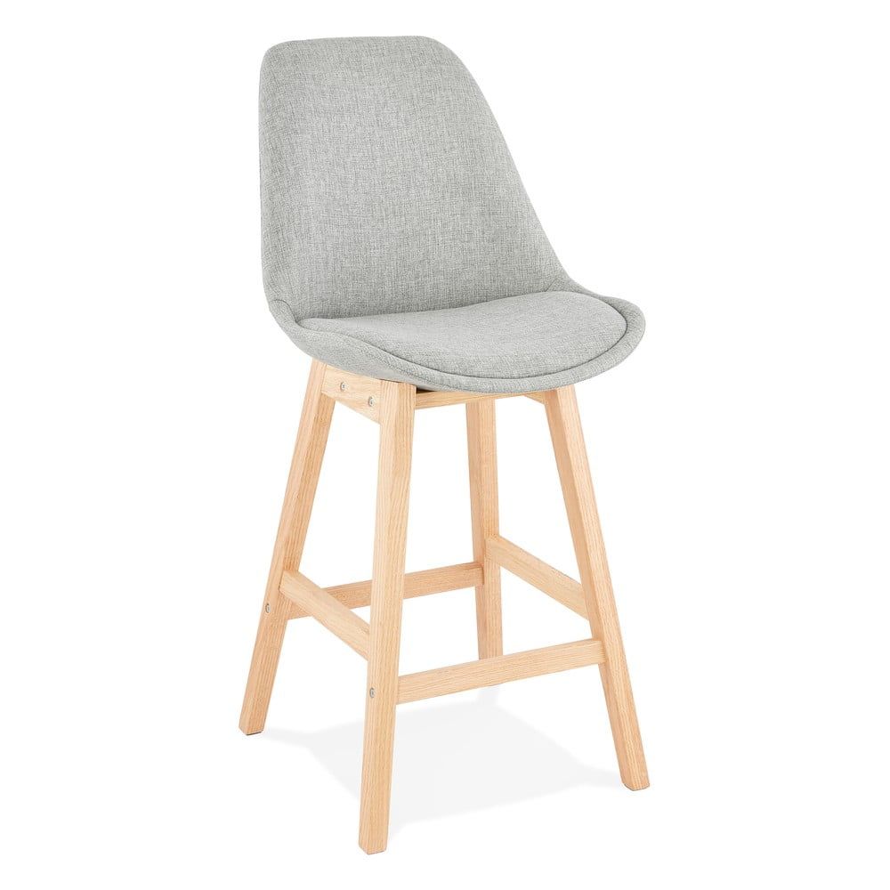 Sivá barová stolička Kokoon QOOP Mini, výška sedu 65 cm - Bonami.sk