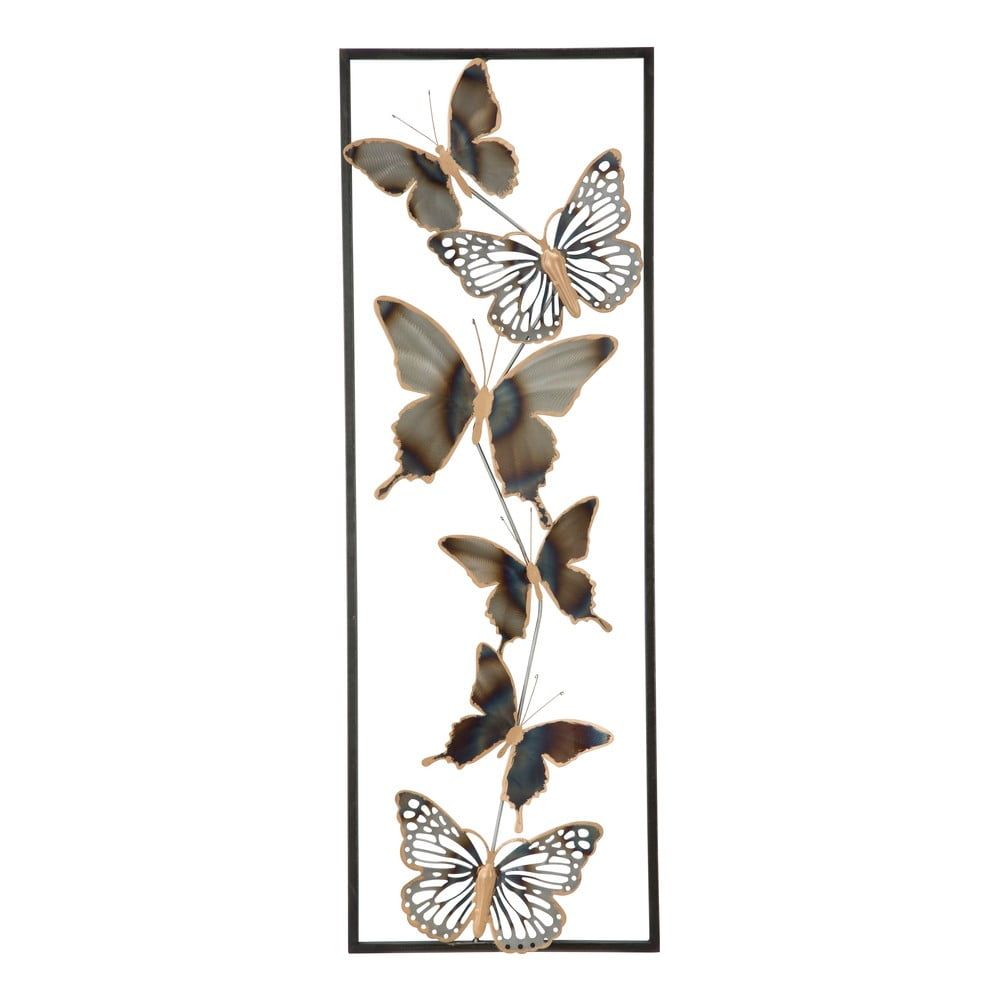 Kovová nástenná dekorácia Mauro Ferretti Butterflies - Bonami.sk
