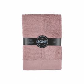 Ružová bavlnená osuška Zone Classic, 70 × 140 cm