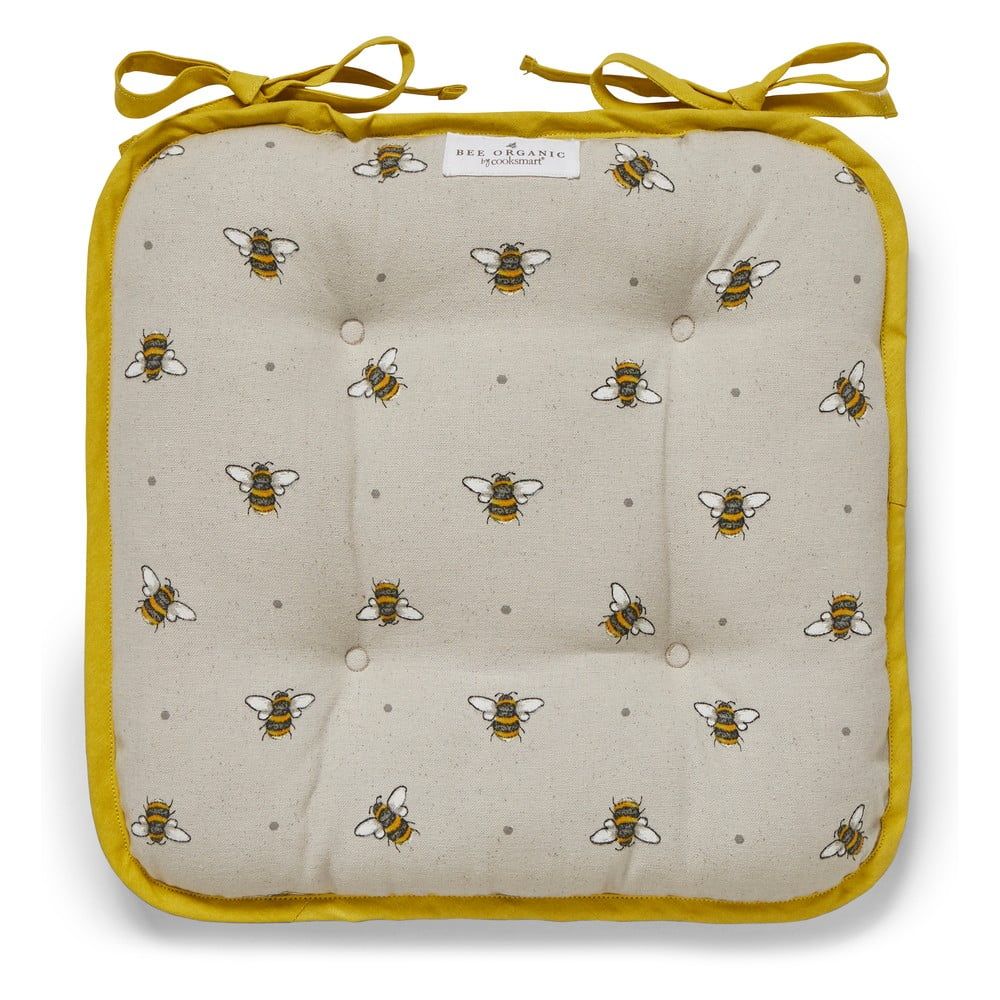 Béžovo-žltý bavlnený sedák Cooksmart ® Bumble Bees - Bonami.sk