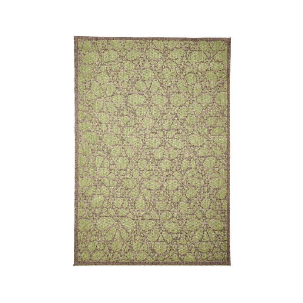 Zelený vonkajší koberec Floorita Fiore, 160 × 230 cm - Bonami.sk