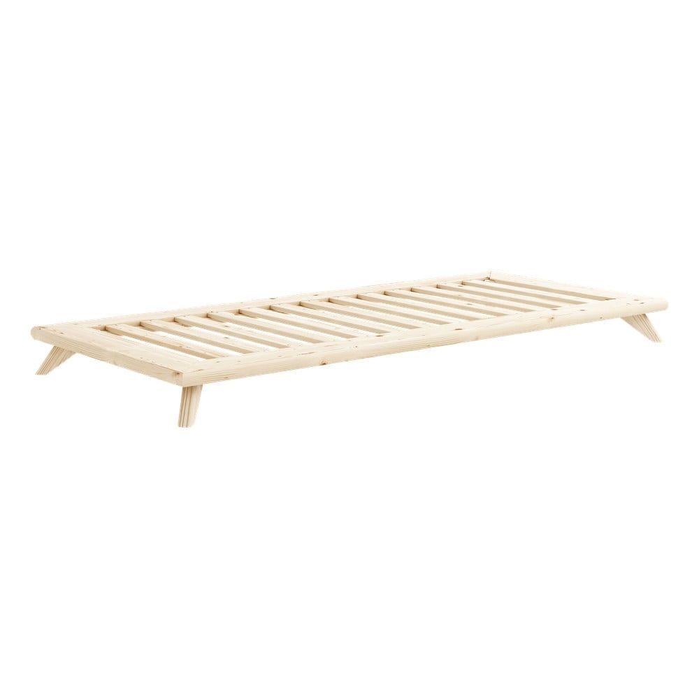 Jednolôžková posteľ z masívneho borovicového dreva Karup Design Senza, 90 x 200 cm - Bonami.sk