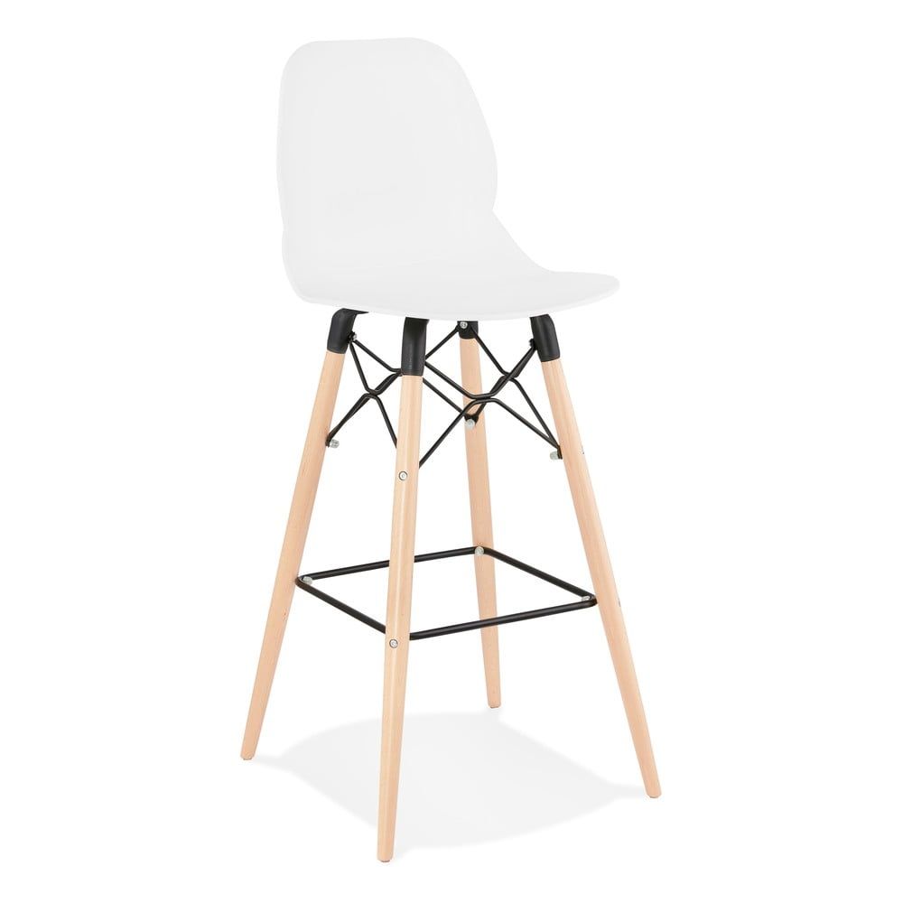 Čierna barová stolička Kokoon Marcel, výška sedu 75 cm - Bonami.sk