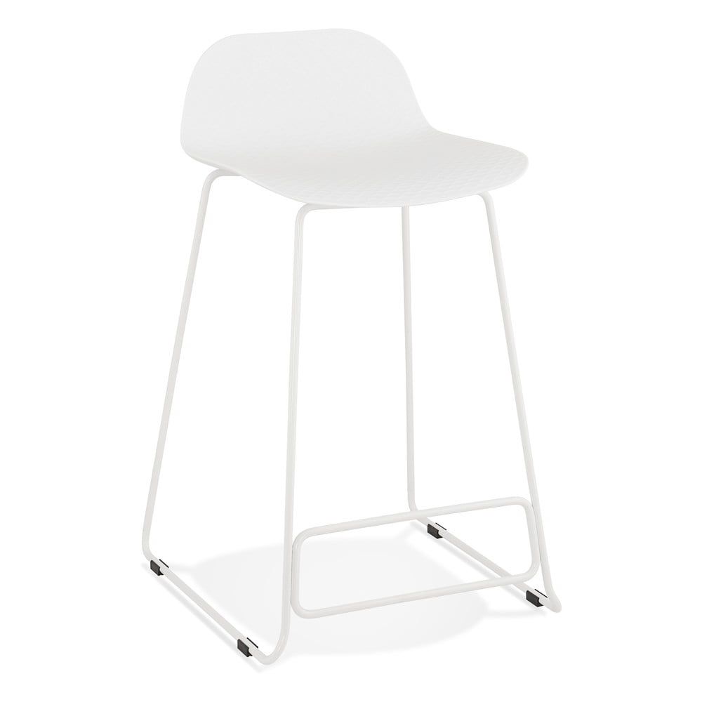 Biela barová stolička Kokoon Slade Mini, výška sedu 66 cm - Bonami.sk
