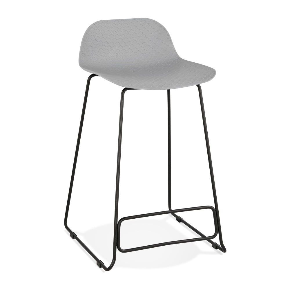 Sivá barová stolička Kokoon Slade, výška 85 cm - Bonami.sk