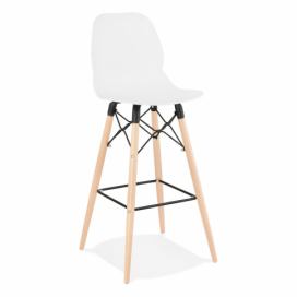 Čierna barová stolička Kokoon Marcel, výška sedu 75 cm
