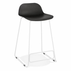 Čierna barová stolička Kokoon Slade Mini, výška sedu 66 cm