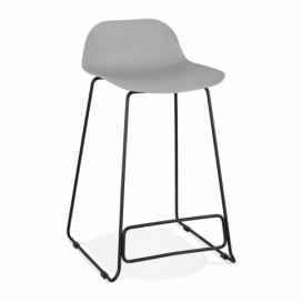 Sivá barová stolička Kokoon Slade, výška 85 cm
