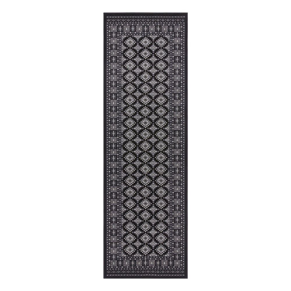 Čierny koberec Nouristan Sao Buchara, 80 x 250 cm - Bonami.sk