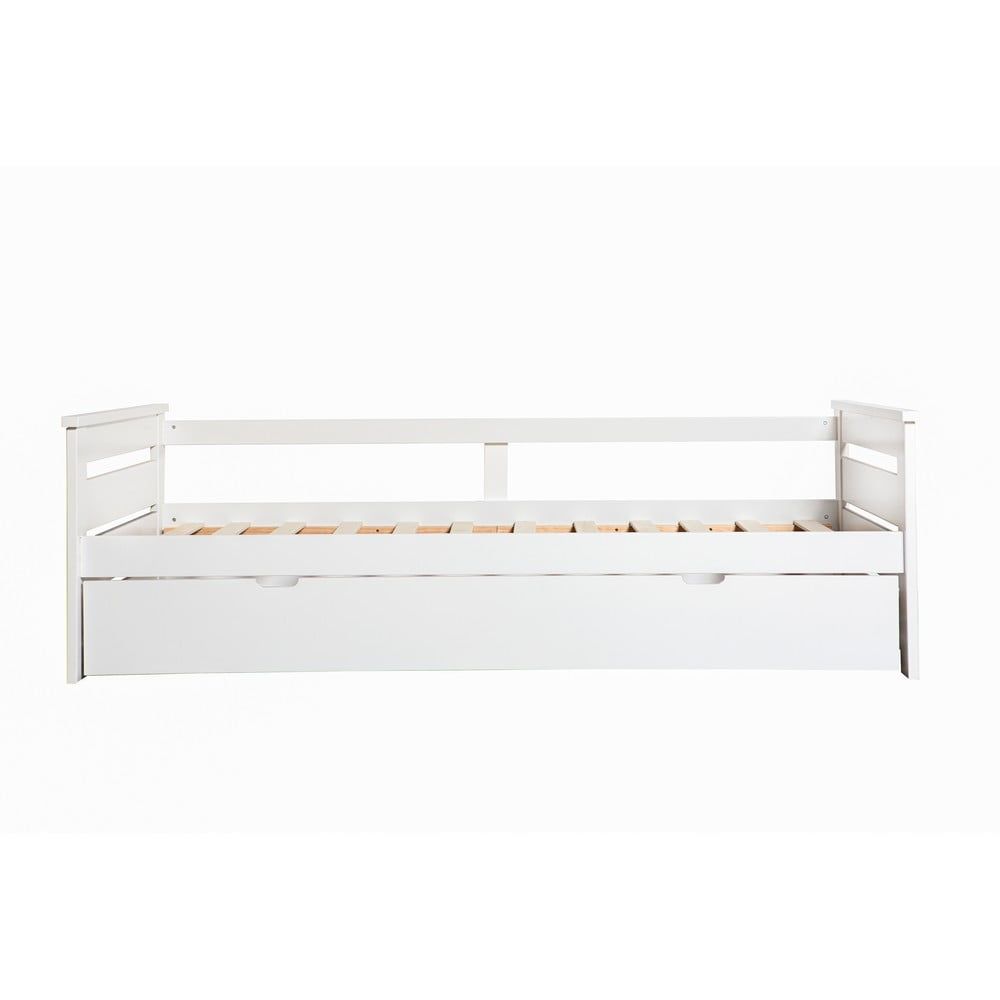 Biela detská posteľ s výsuvným lôžkom Marckeric Perle, 90 x 190 cm - Bonami.sk