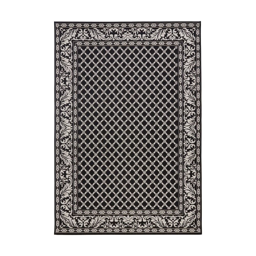 Čierno-krémový vonkajší koberec Bougari Royal, 115 x 165 cm - Bonami.sk