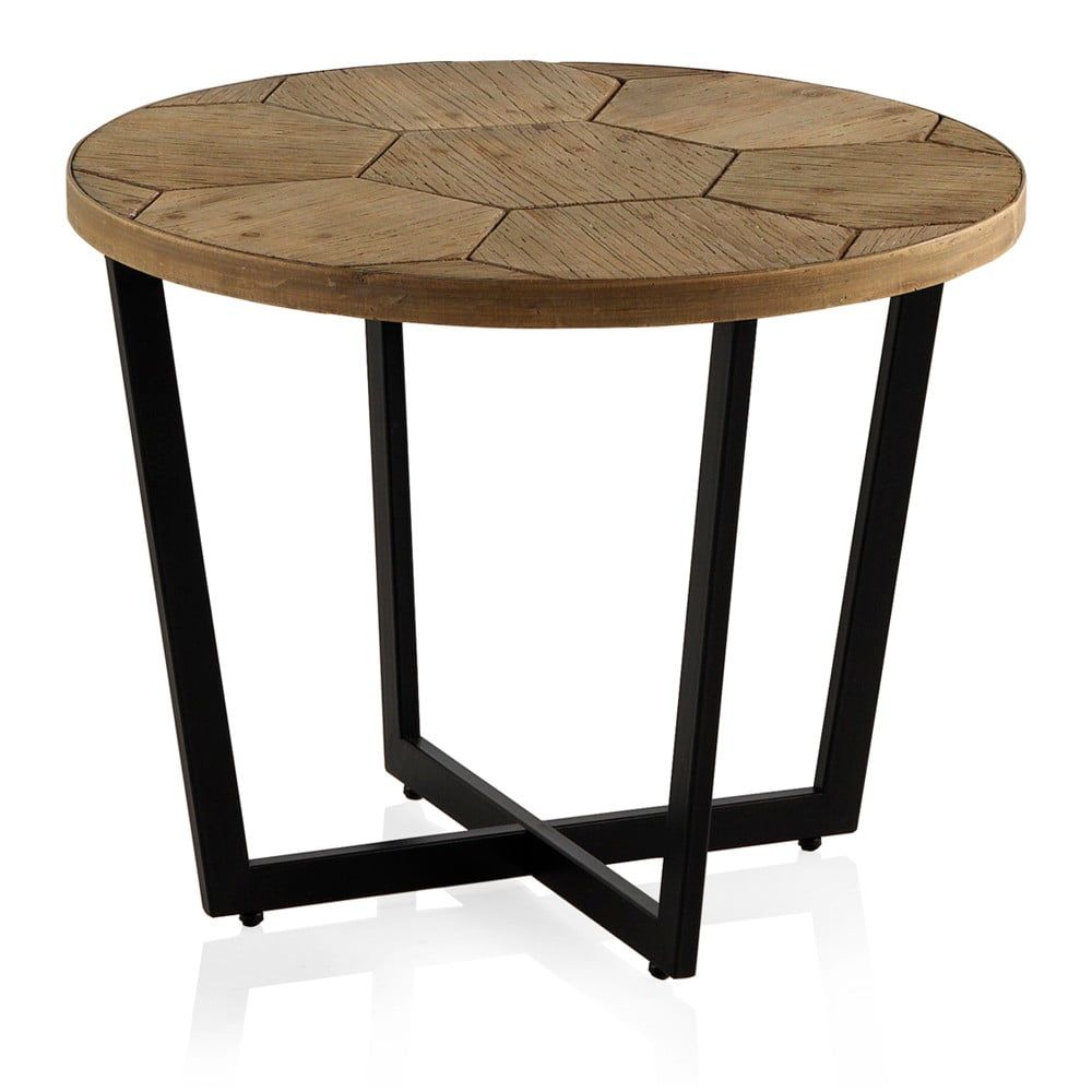 Konferenčný stôl s čiernou železnou konštrukciou Geese Honeycomb - Bonami.sk