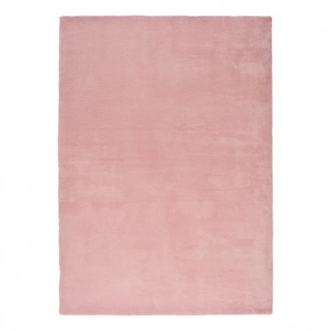 Ružový koberec Universal Berna Liso, 60 x 110 cm Bonami.sk