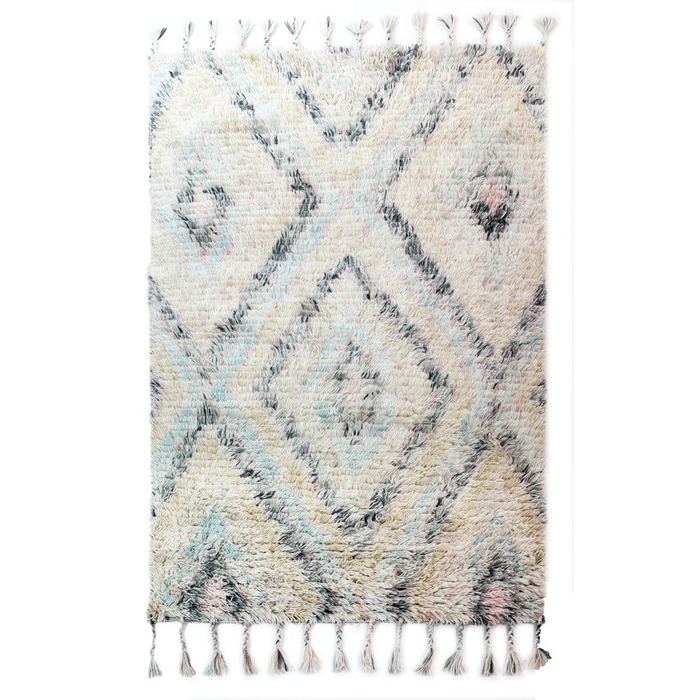 Svetlobéžový ručne tkaný koberec Flair Rugs Navajo, 120 × 170 cm - Bonami.sk
