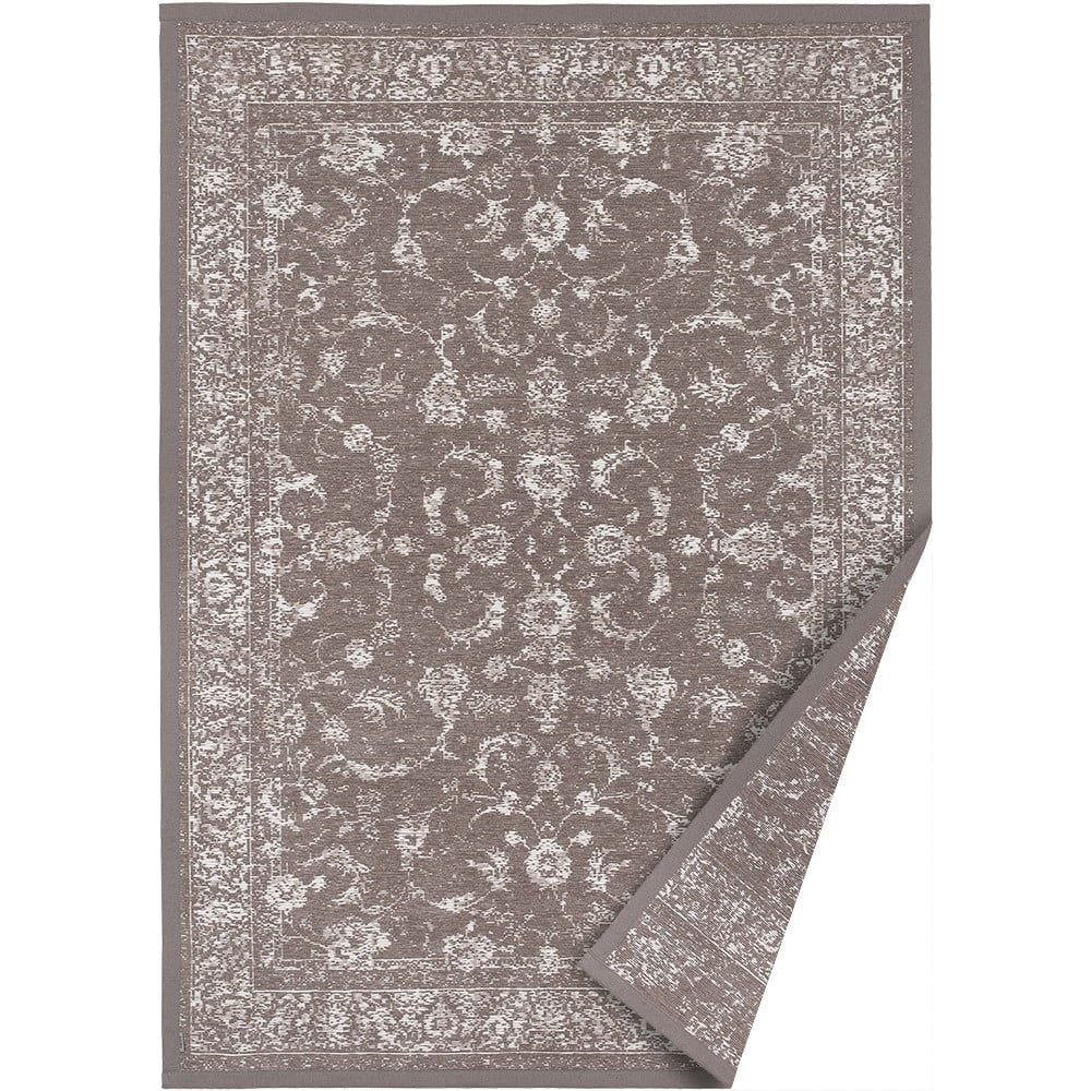 Tmavo-hnedý obojstranný koberec Narma Sagadi, 70 x 140 cm - Bonami.sk