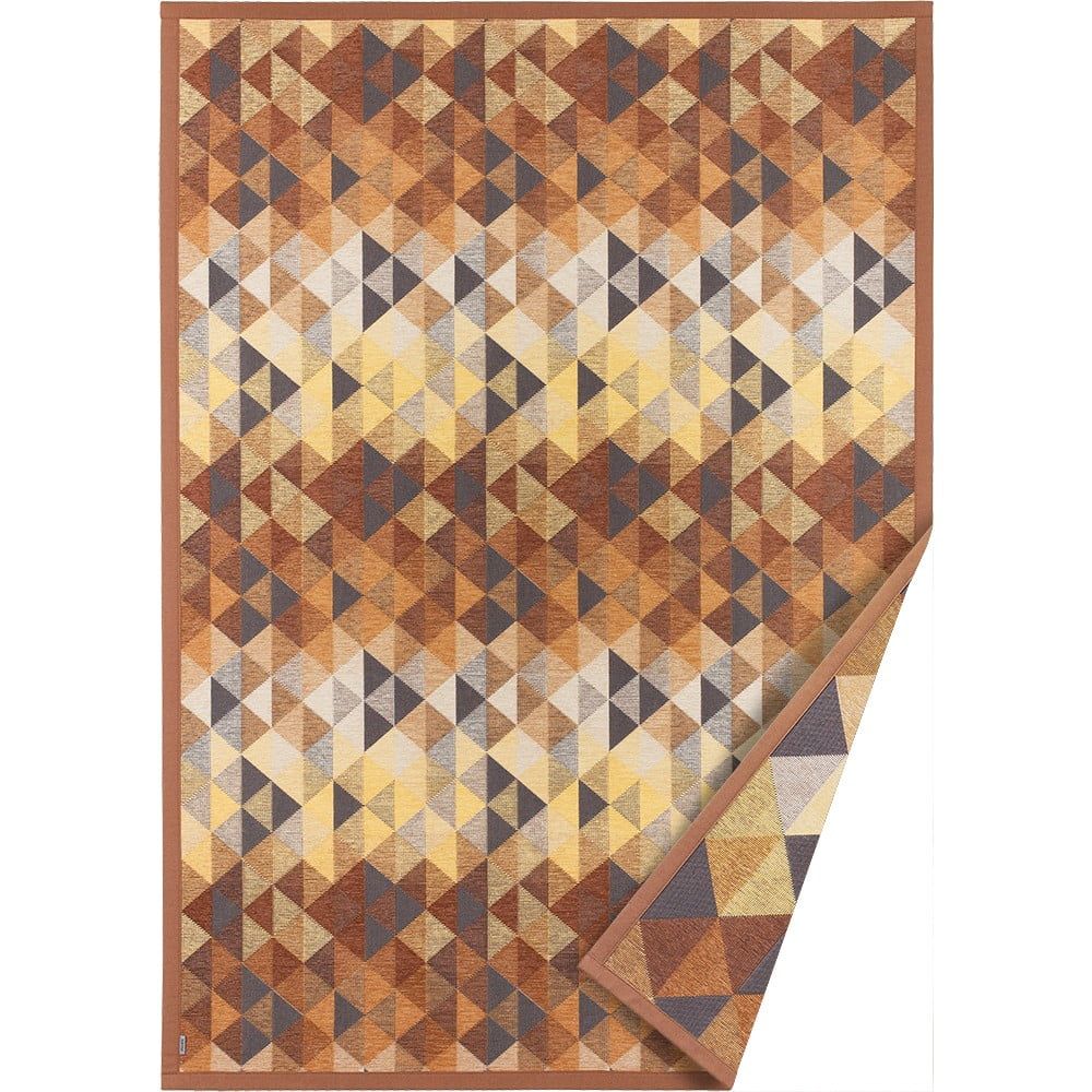 Hnedý obojstranný koberec Narma Kiva, 70 x 140 cm - Bonami.sk