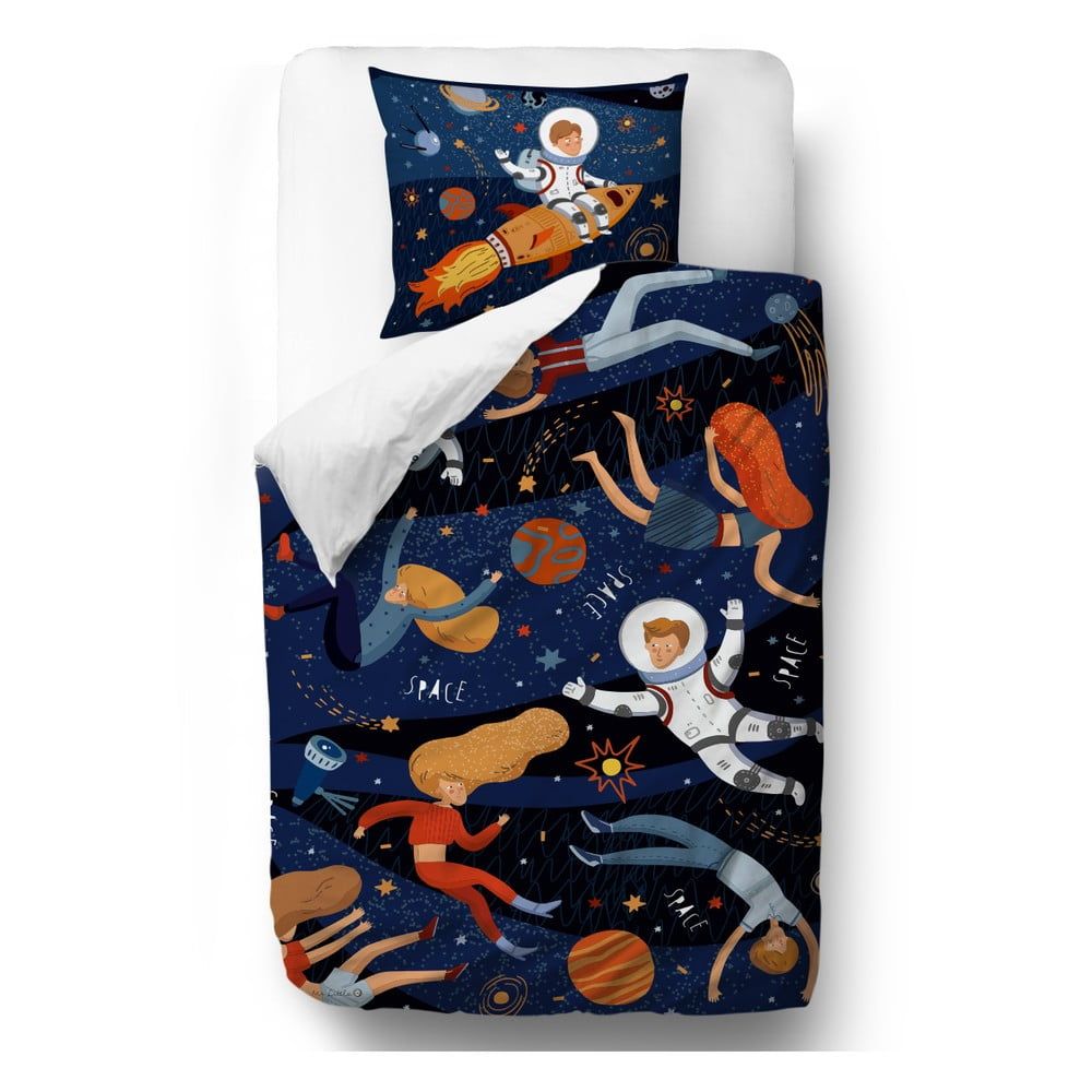 Bavlnené detské obliečky Mr. Little Fox Space Adventure, 100 x 130 cm - Bonami.sk