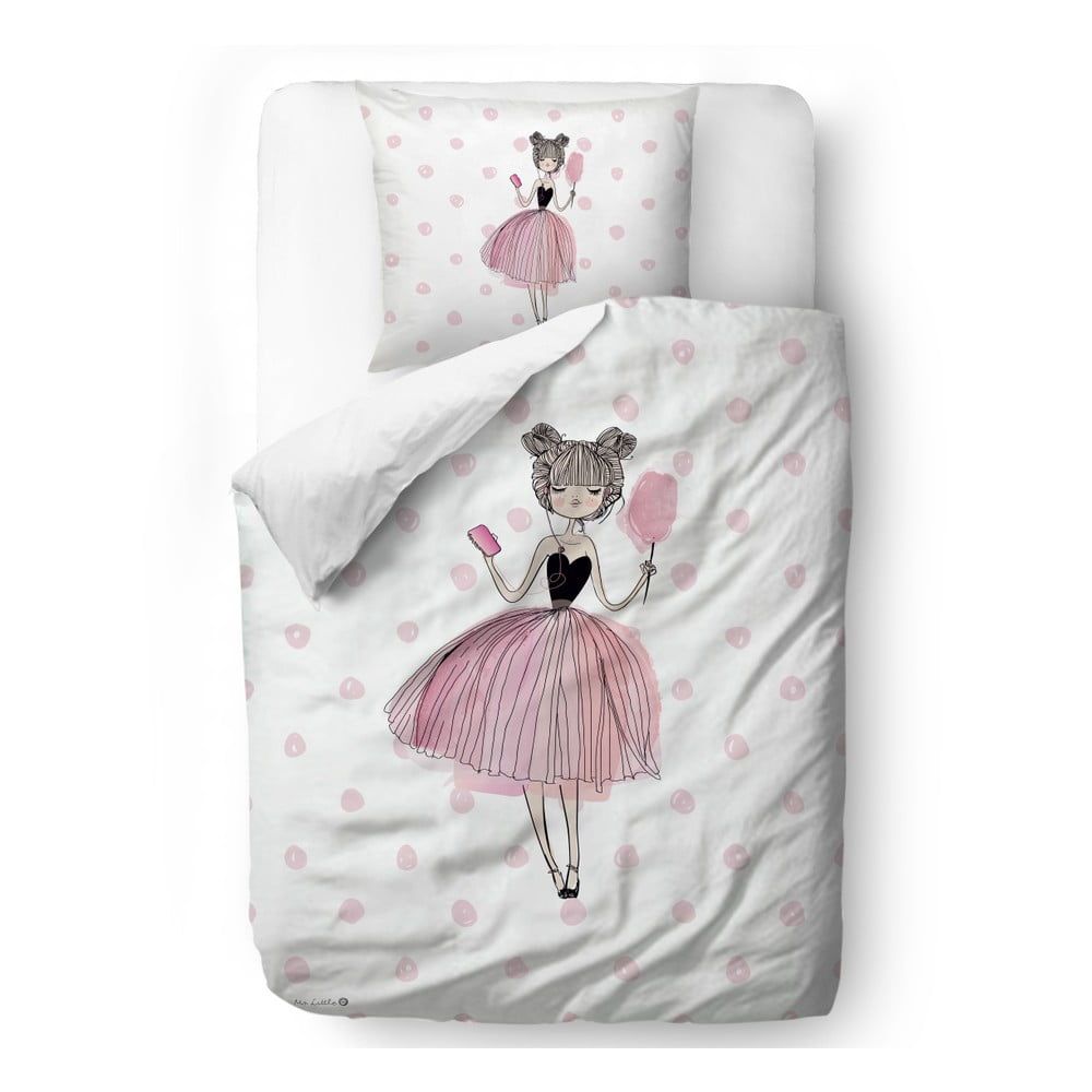 Bavlnené detské obliečky Mr. Little Fox Pink Girls, 100 x 130 cm - Bonami.sk