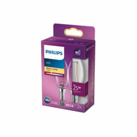 Philips SADA 2x LED Žiarovka VINTAGE Philips E14/2W/230V 2700K 