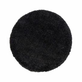 Čierny koberec Flair Rugs Sparks, ⌀ 133 cm Bonami.sk