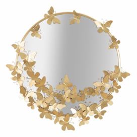 Nástenné zrkadlo Mauro Ferretti Butterfly, ø 75 cm