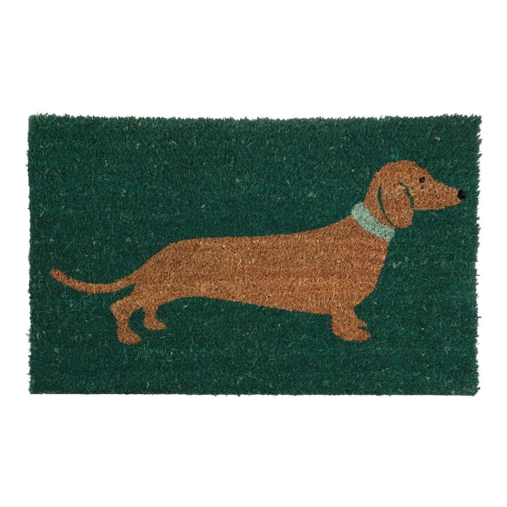 Zelená rohožka Premier Housewares Sausage Dog, 40x60 cm - Bonami.sk
