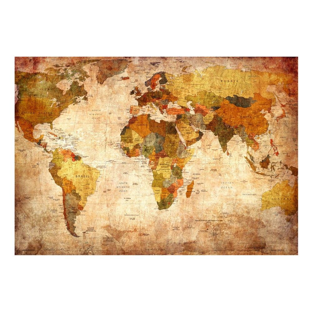 Veľkoformátová tapeta Artgeist Old World Map, 200 x 140 cm - Bonami.sk