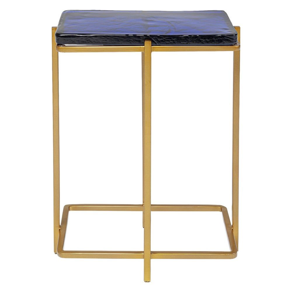 Odkladací stolík v zlatej farbe Kare Design Lagoon, výška 50 cm - Bonami.sk