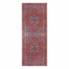 Červený koberec Nouristan Amata, 80 x 200 cm