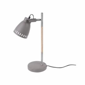 Sivá stolová lampa Leitmotiv Mingle