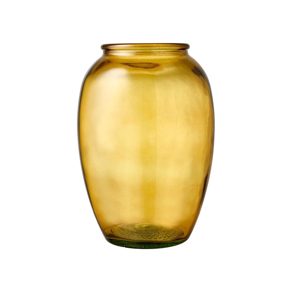 Žltá sklenená váza Bitz Kusintha, ø 17,5 cm - Bonami.sk