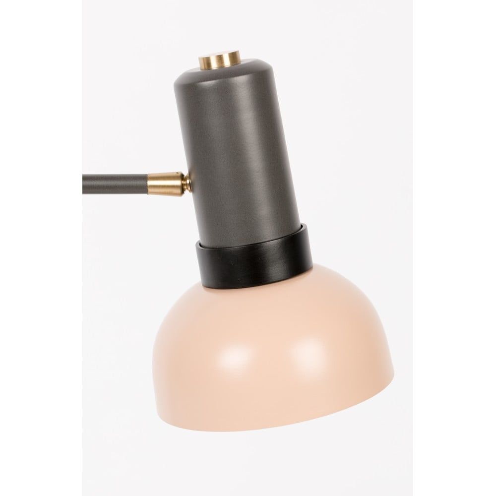 Sivo-ružová stolová lampa Zuiver Charlie - Bonami.sk