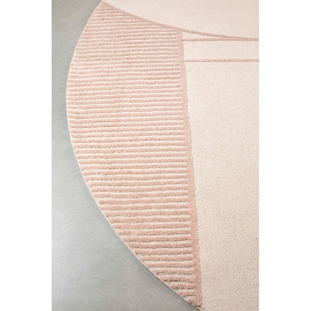 Béžovo-ružový koberec Zuiver Bliss, ø 240 cm - Bonami.sk