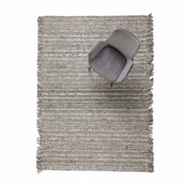 Sivý vlnený koberec Zuiver Frills, 170 x 240 cm Bonami.sk